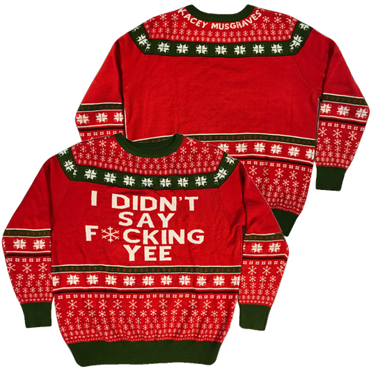 I Didn't Say F*cking Yee Ugly Christmas Sweater 2025 – Moonbestprint