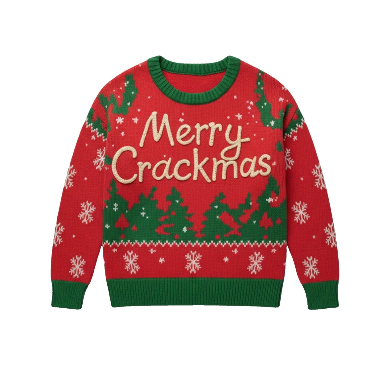 Hunter Biden Merry Crackmas Christmas Ugly Sweater - Moonbestprint