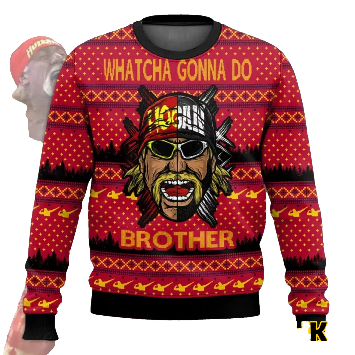 Hulk Hogan Ugly Sweater - Moonbestprint