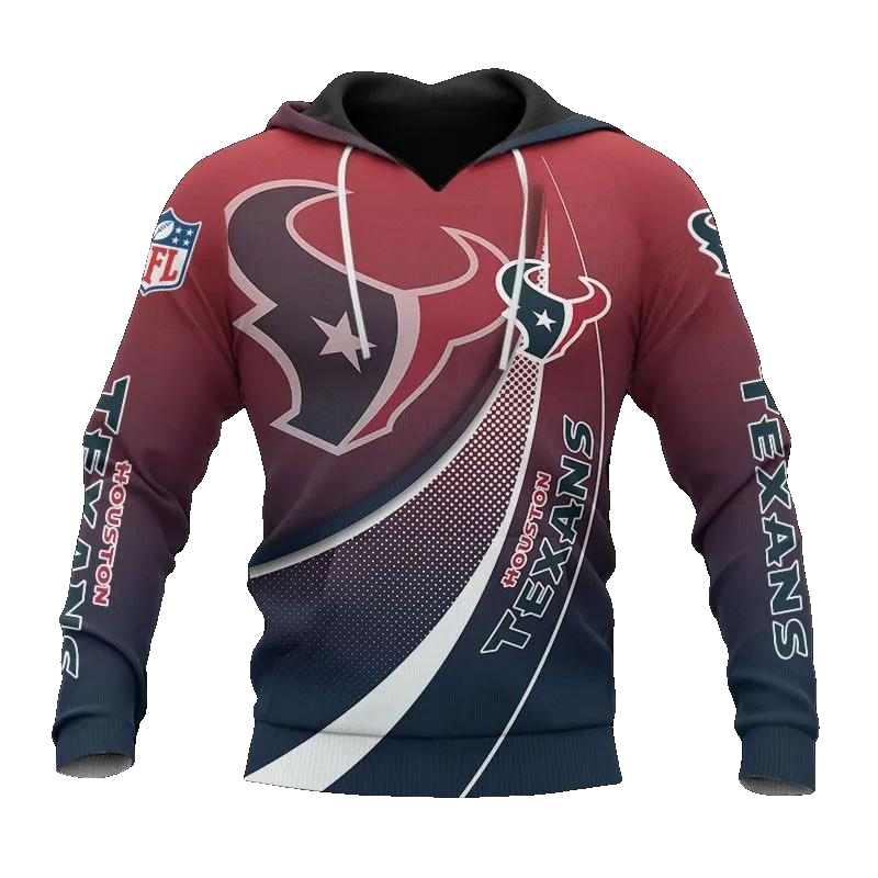 Houston Texans NFL 3D All Over Print Hoodie -Moonbestprint