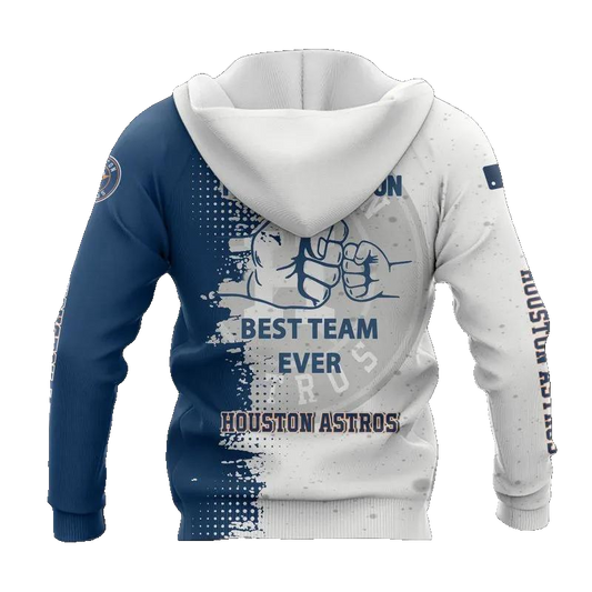 Houston Astros Dad And Son MLB All Over Print Hoodie -Moonbestprint
