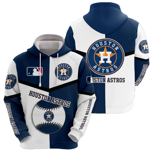 Houston Astros 3D MLB All Over Print Hoodie -Moonbestprint