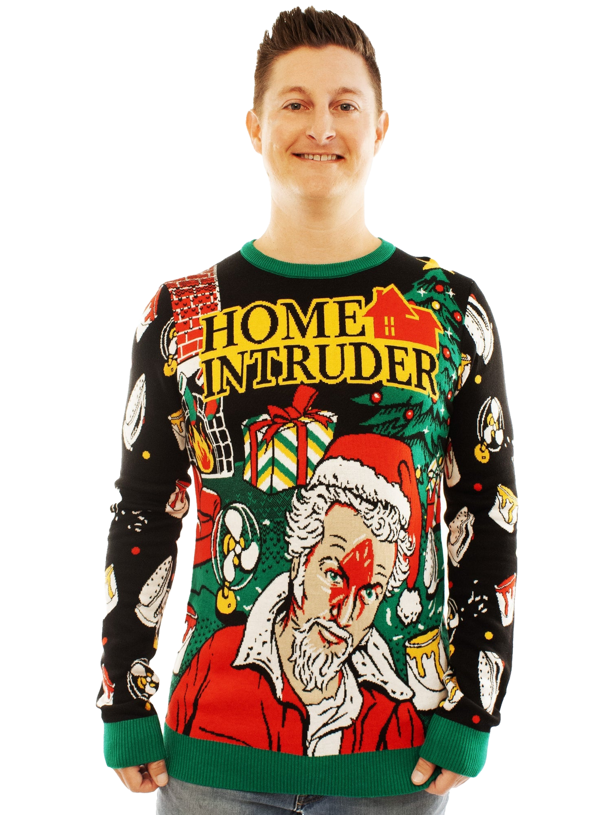 Home Intruder Ugly Christmas Sweater – Moonbestprint