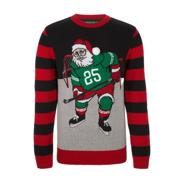 Hockey Santa Ugly Christmas Sweater – Moonbestprint