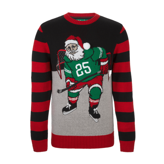 Hockey Santa Ugly Christmas Sweater – Moonbestprint
