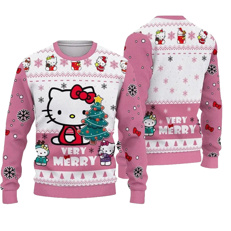 Hello Kitty Very Merry Christmas Ugly Sweater 2025 – Moonbestprint