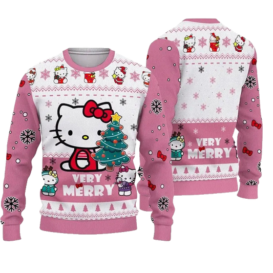 Hello Kitty Very Merry Christmas Ugly Sweater 2025 – Moonbestprint
