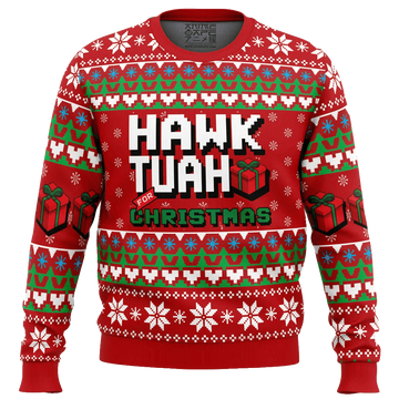 Hawk Tuah For Christmas Ugly Christmas Sweater – Moonbestprint