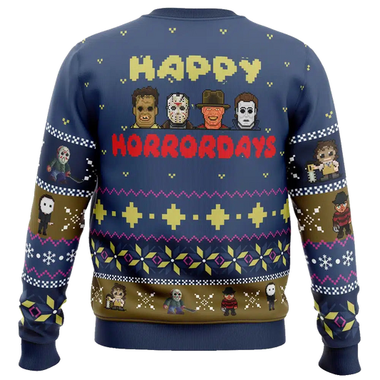 Happy Horrordays Halloween Ugly Christmas Sweater – Moonbestprint