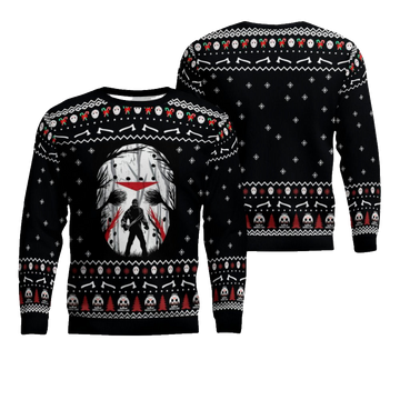 Halloween Jason Voorhees Ugly Christmas Sweater – Moonbestprint