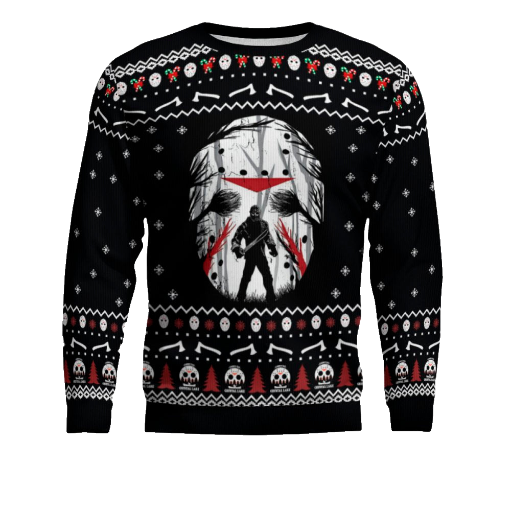 Halloween Jason Voorhees Ugly Christmas Sweater – Moonbestprint
