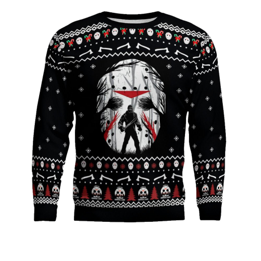 Halloween Jason Voorhees Ugly Christmas Sweater – Moonbestprint