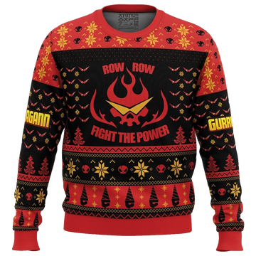 Gurren Lagann Fight The Power Ugly Christmas Sweater 2025 – Moonbestprint