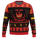 Gurren Lagann Fight The Power Ugly Christmas Sweater 2025 – Moonbestprint