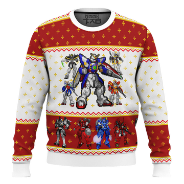 Gundam Wing Sprites Ugly Christmas Sweater – Moonbestprint