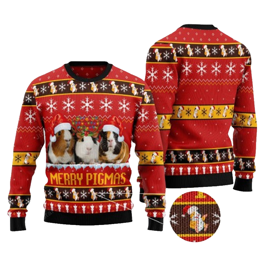 Guinea Merry Pigmas Ugly Christmas Sweater – Moonbestprint