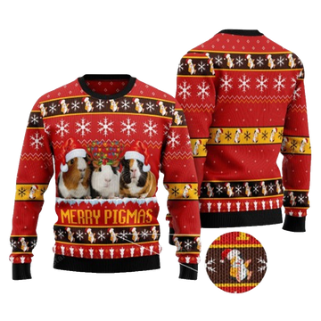 Guinea Merry Pigmas Ugly Christmas Sweater – Moonbestprint