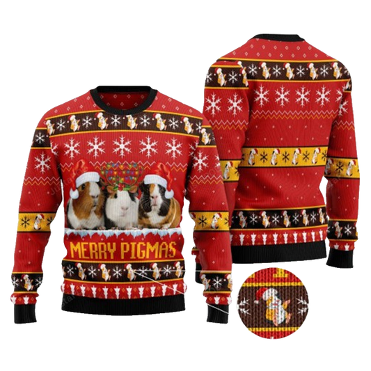 Guinea Merry Pigmas Ugly Christmas Sweater – Moonbestprint