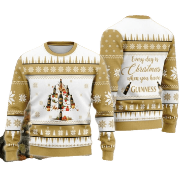 Guinness Christmas Tree Ugly Sweater – Moonbestprint