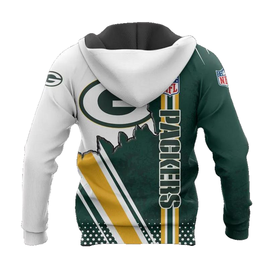 Green Bay Packers NFL3D All Over Print Hoodie -Moonbestprint