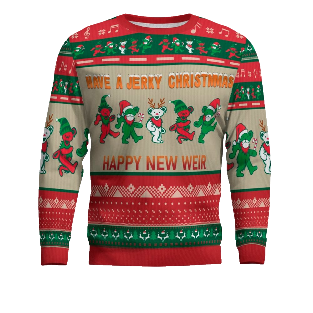 Grateful Dead Have A Jerry Christmas Happy Year Ugly Christmas Sweater – Moonbestprint