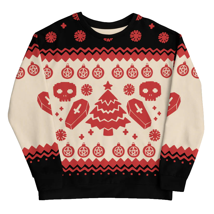 Goth Ugly Christmas Sweater 2025 – Moonbestprint