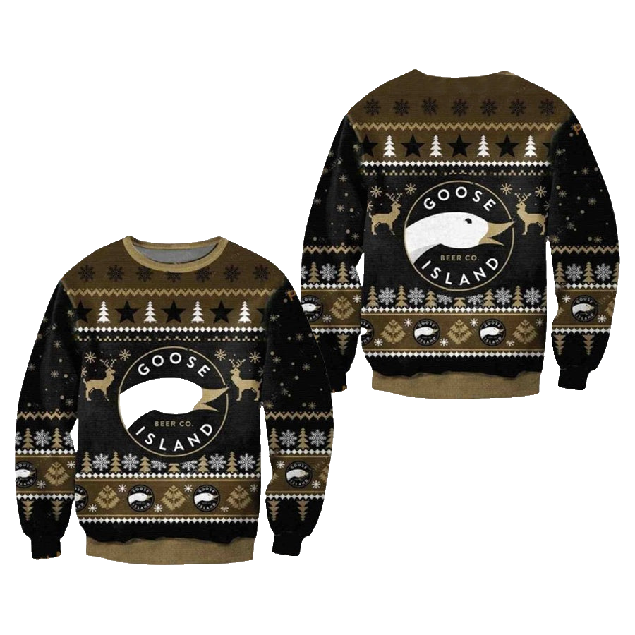 Goose Island Brewery Beer Ugly Christmas Sweater – Moonbestprint