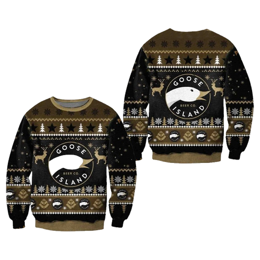 Goose Island Brewery Beer Ugly Christmas Sweater – Moonbestprint