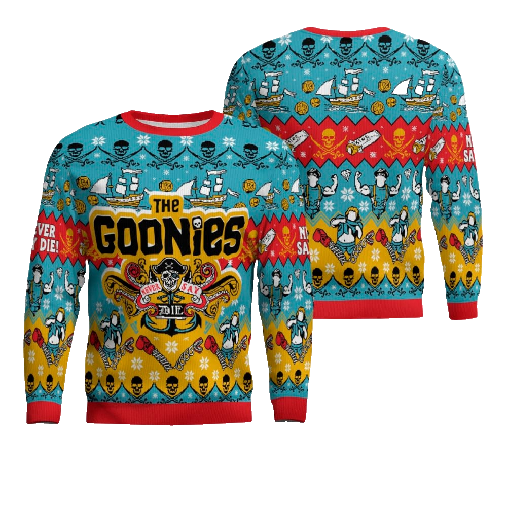 Goonies Never Say Xmas Ugly Christmas Sweater – Moonbestprint