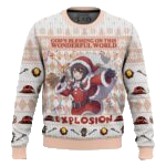 God's Blessing on this Wonderful World Explosion KonoSuba Ugly Christmas Sweater – Moonbestprint