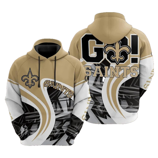 Go! New Orleans Saints NFL 3D All Over Print Hoodie -Moonbestprint