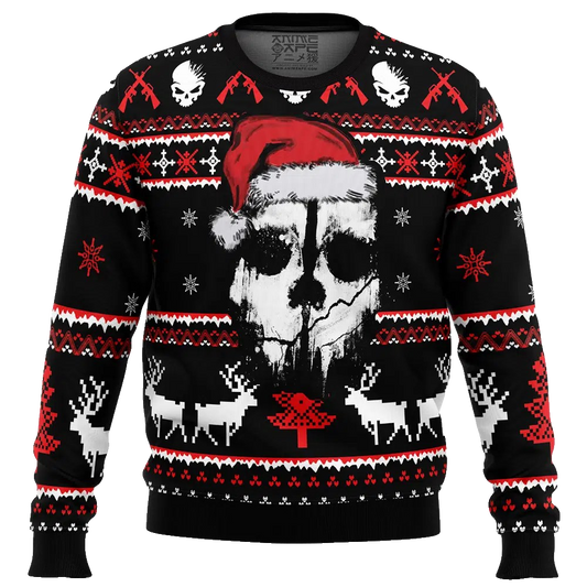 Ghost Call of Duty Ugly Christmas Sweater – Moonbestprint