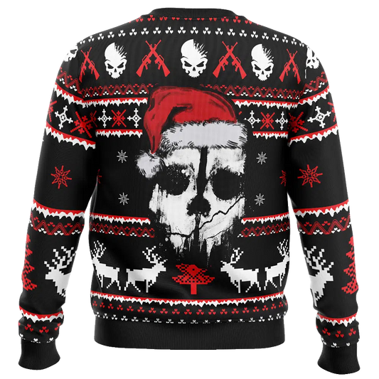 Ghost Call of Duty Ugly Christmas Sweater – Moonbestprint