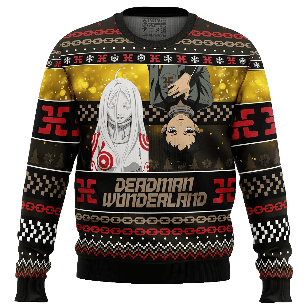 Ganta And Shiro Deadman Wonderland Ugly Christmas Sweater – Moonbestprint