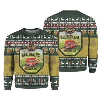 Founders All Day Ipa Ugly Christmas Sweater – Moonbestprint