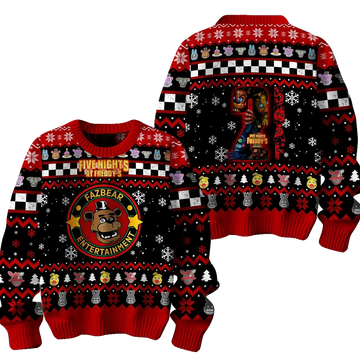 Five Nights At Freddys 2 Ugly Christmas Sweater 2025 – Moonbestprint