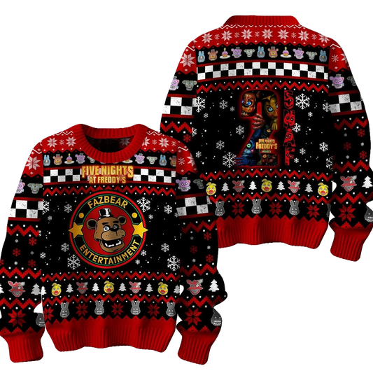 Five Nights At Freddys 2 Ugly Christmas Sweater 2025 – Moonbestprint