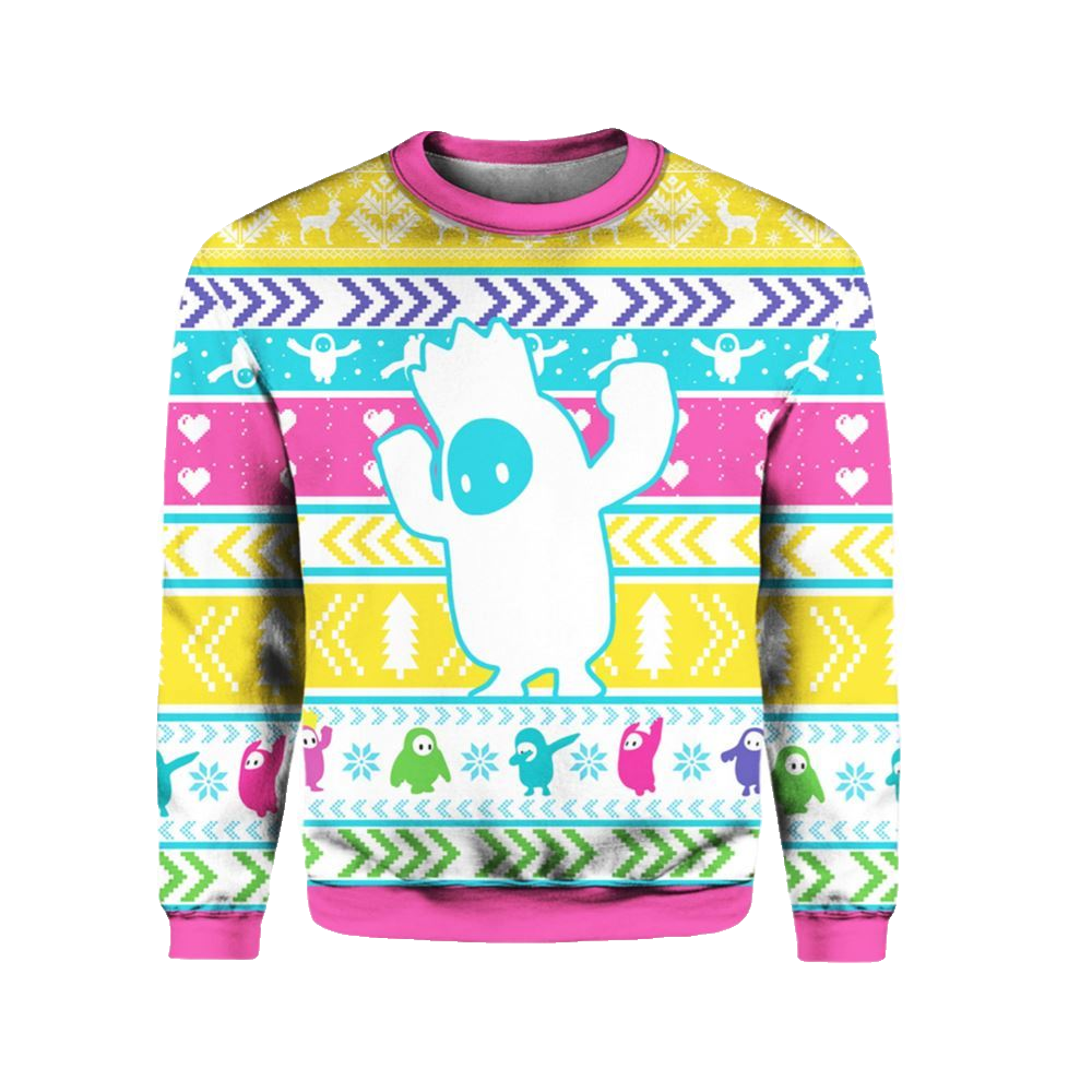 Fall Guys Ugly Christmas Sweater - Moonbestprint