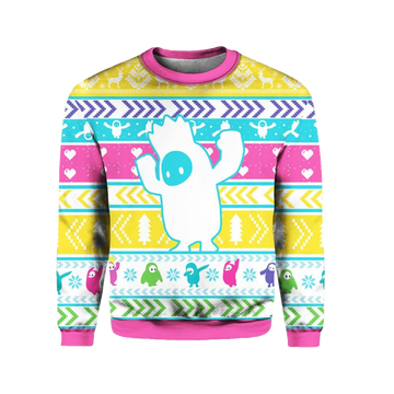 Fall Guys Ugly Christmas Sweater - Moonbestprint