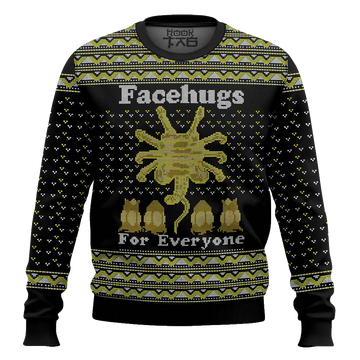 Face Hugs For Everyone Alien Ugly Sweater – Moonbestprint