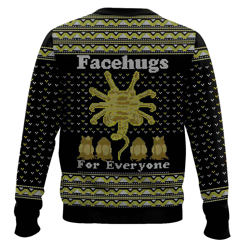 Face Hugs For Everyone Alien Ugly Sweater – Moonbestprint