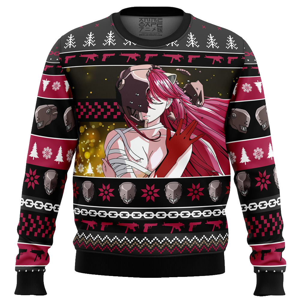 Elfen Lied Christmas Lucy Ugly Christmas Sweater – Moonbestprint