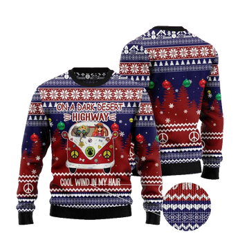 Elephant Hippie Girl Ugly Christmas Sweater – Moonbestprint