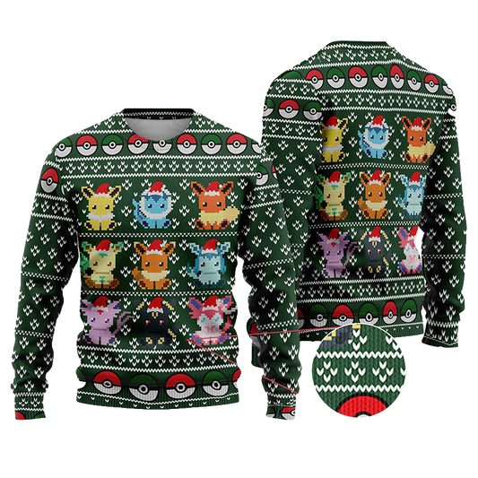 Eevee Ugly Christmas Sweater – Moonbestprint