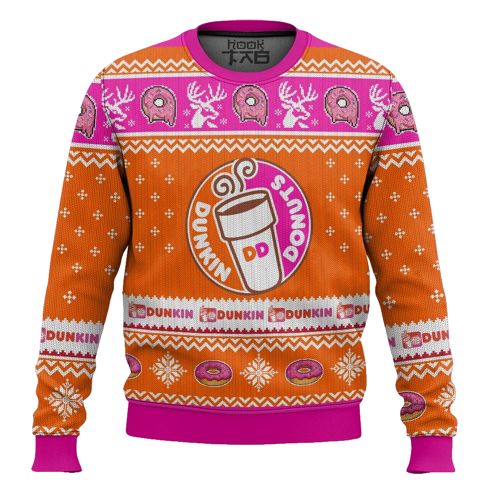 Dunkin' (formerly Dunkin' Donuts) Ugly Sweater – Moonbestprint
