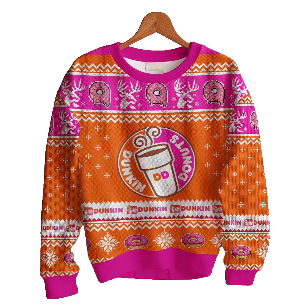 Dunkin' (formerly Dunkin' Donuts) Ugly Sweater – Moonbestprint