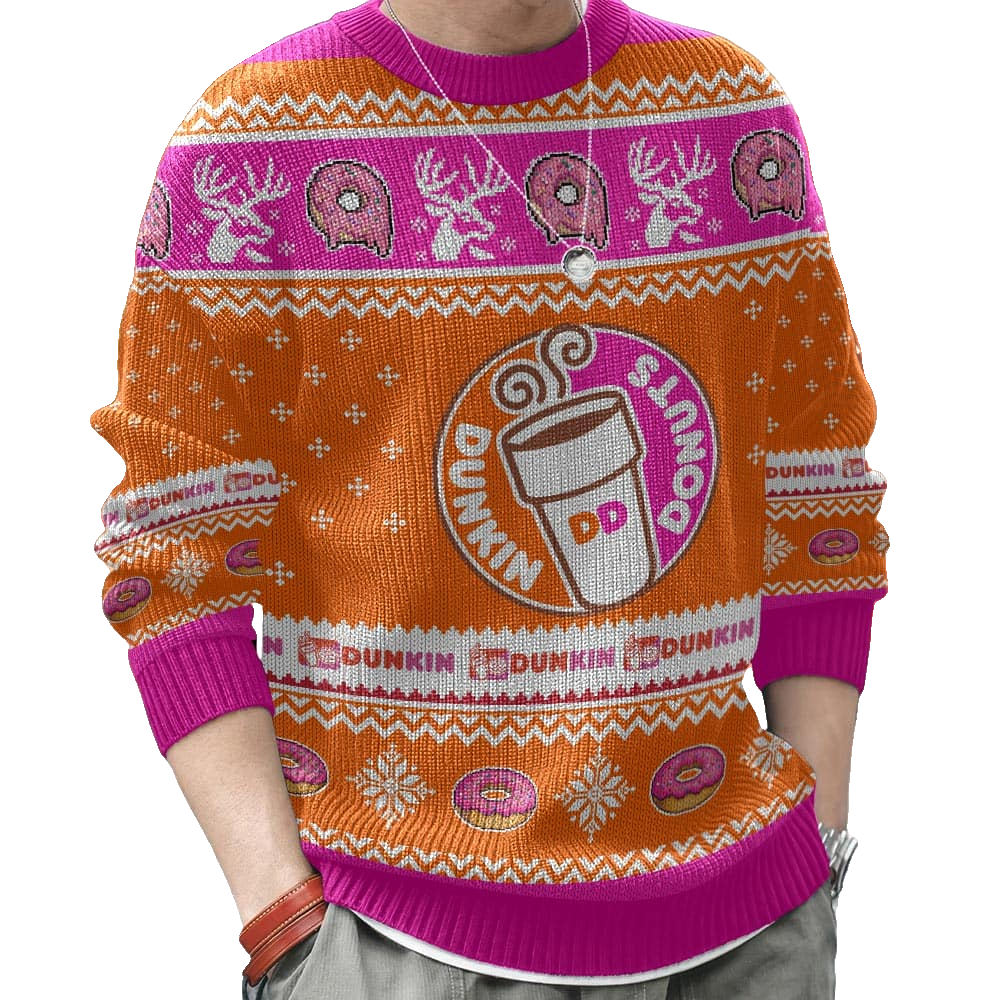 Dunkin' (formerly Dunkin' Donuts) Ugly Sweater – Moonbestprint