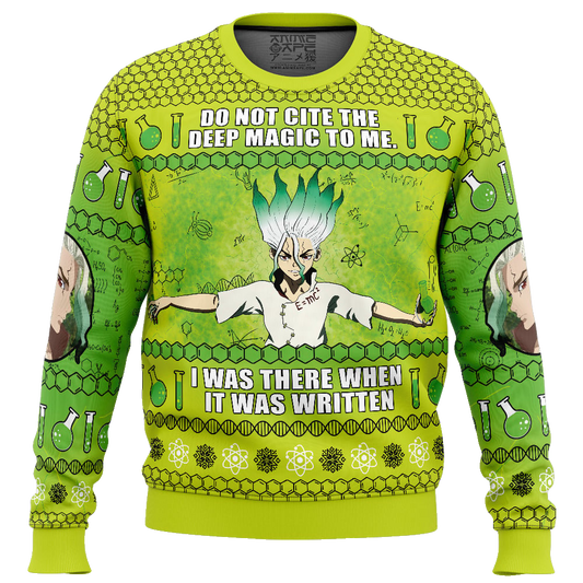 Do Not Cite The Deep Magic To Me Dr.Stone Ugly Christmas Sweater – Moonbestprint