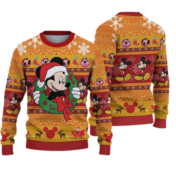Disney Mickey Style 6 Holiday Ugly Christmas Sweater – Moonbestprint
