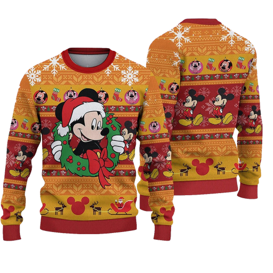 Disney Mickey Style 6 Holiday Ugly Christmas Sweater – Moonbestprint
